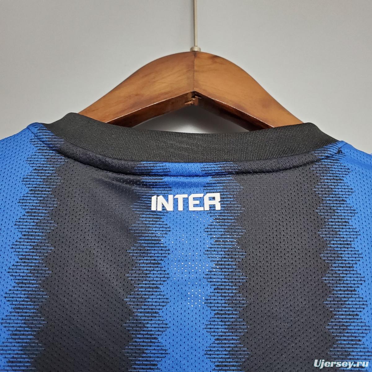 Retro long-sleeved 10/11 Inter Milan home Soccer Jersey