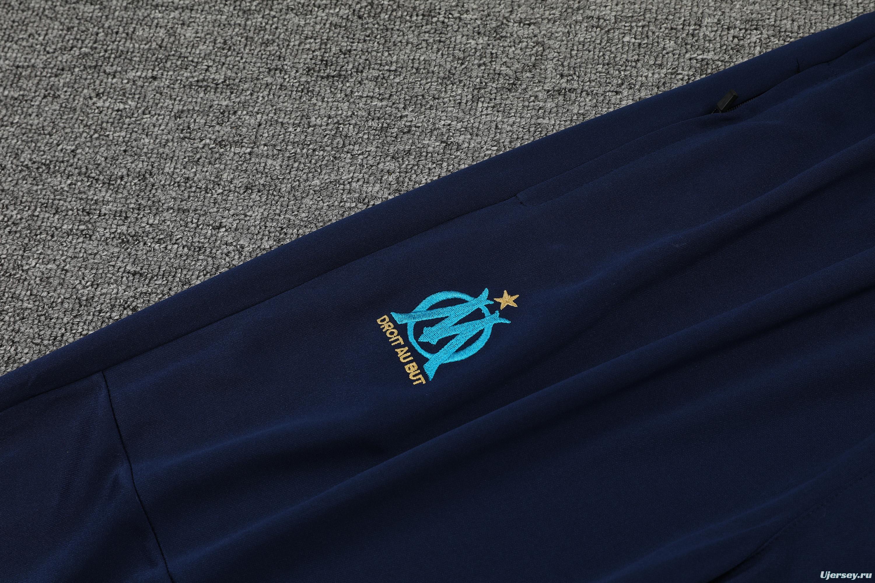 Olympique de Marseille POLO ki t royal blue (not sold separately)