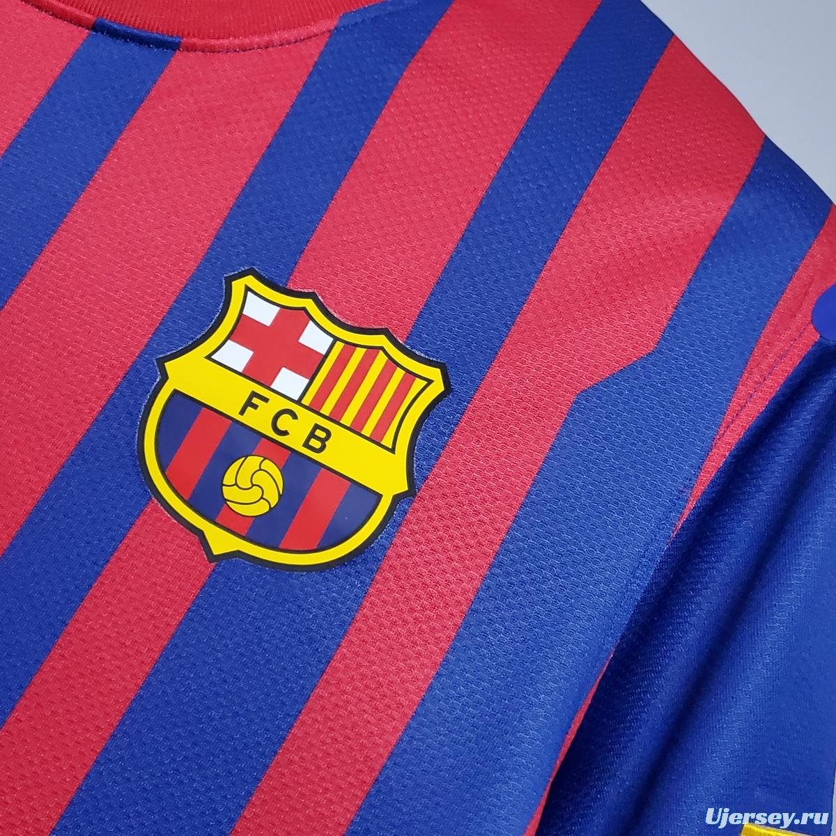 Retro Barcelona 11/12 home Soccer Jersey