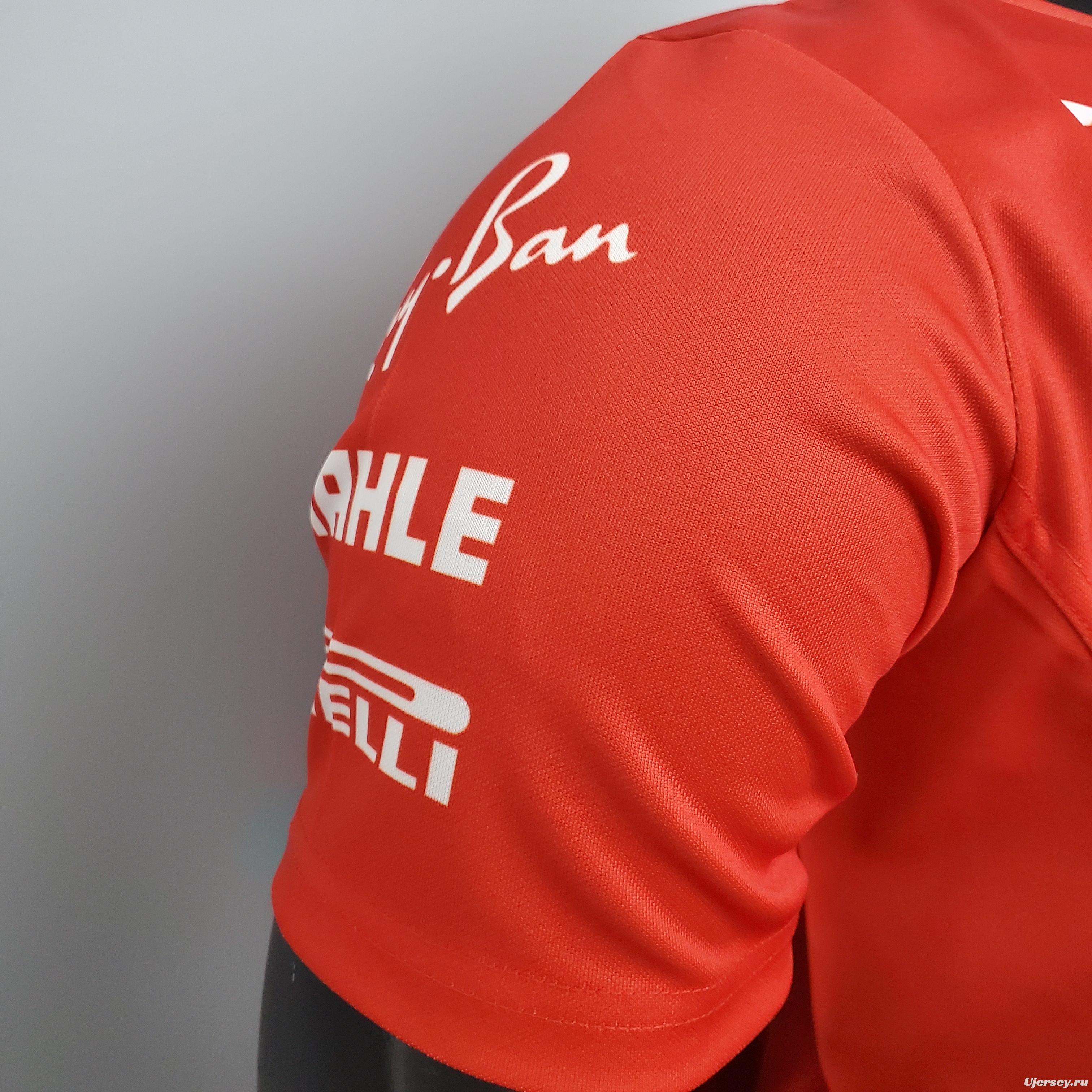 F1 Formula One; Ferrari racing suit red S-5XL