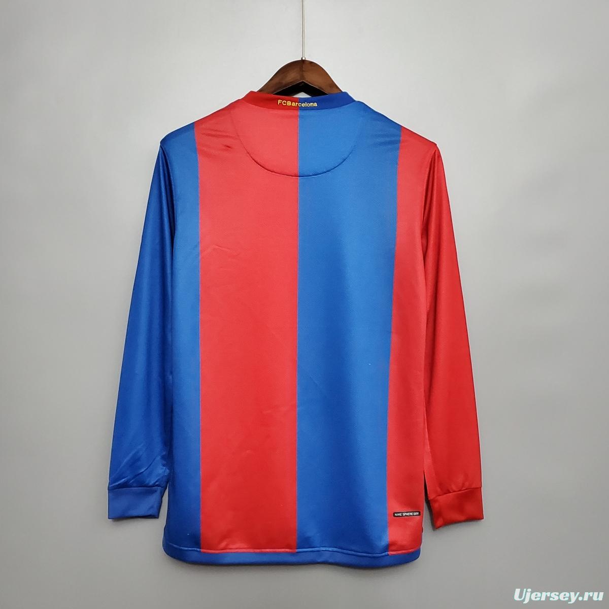 Retro Barcelona 06/07 Long sleeve home Soccer Jersey