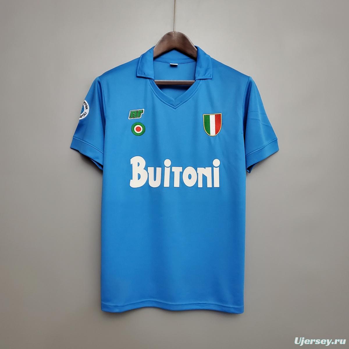 Retro Napoli 87/88 home Soccer Jersey