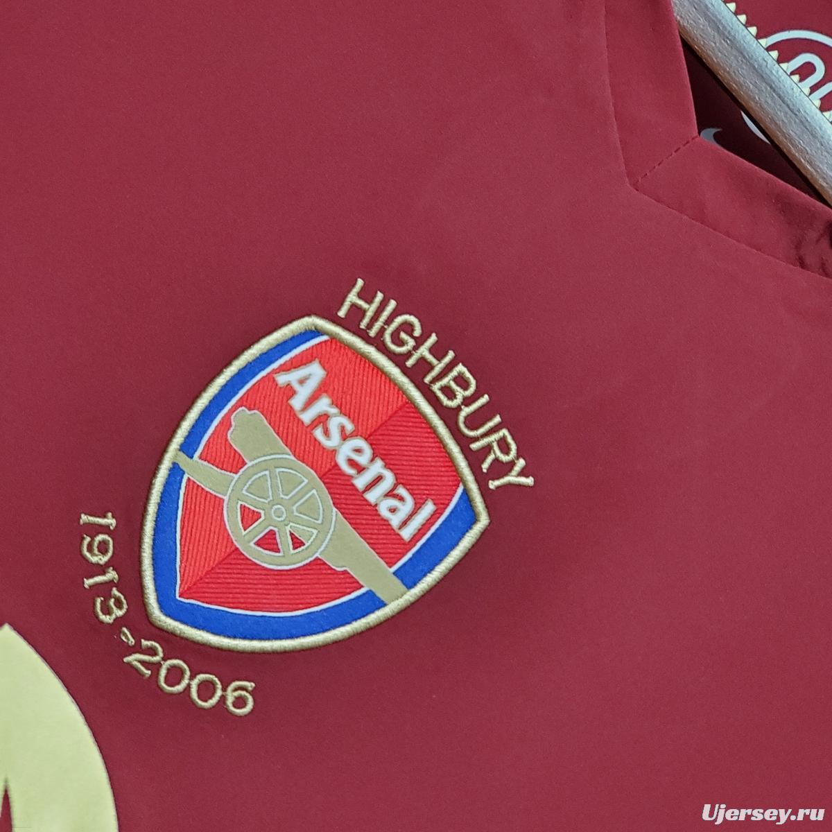 Retro 05/06 Arsenal home Soccer Jersey