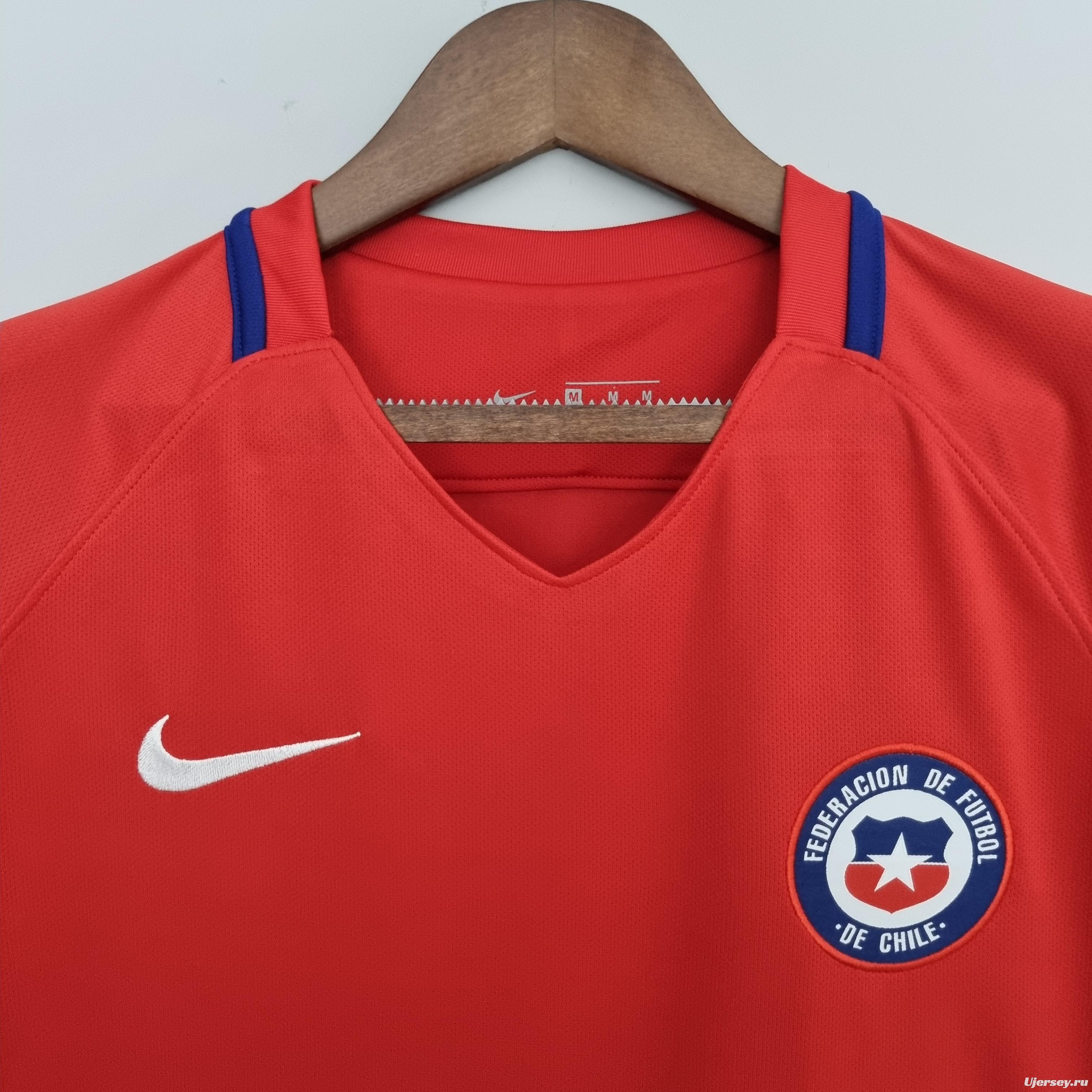 Retro chile 16/17 home Soccer Jersey