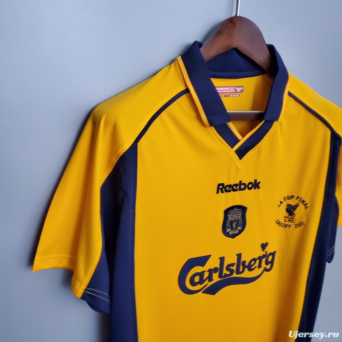 Retro Liverpool 00/01 away Soccer Jersey