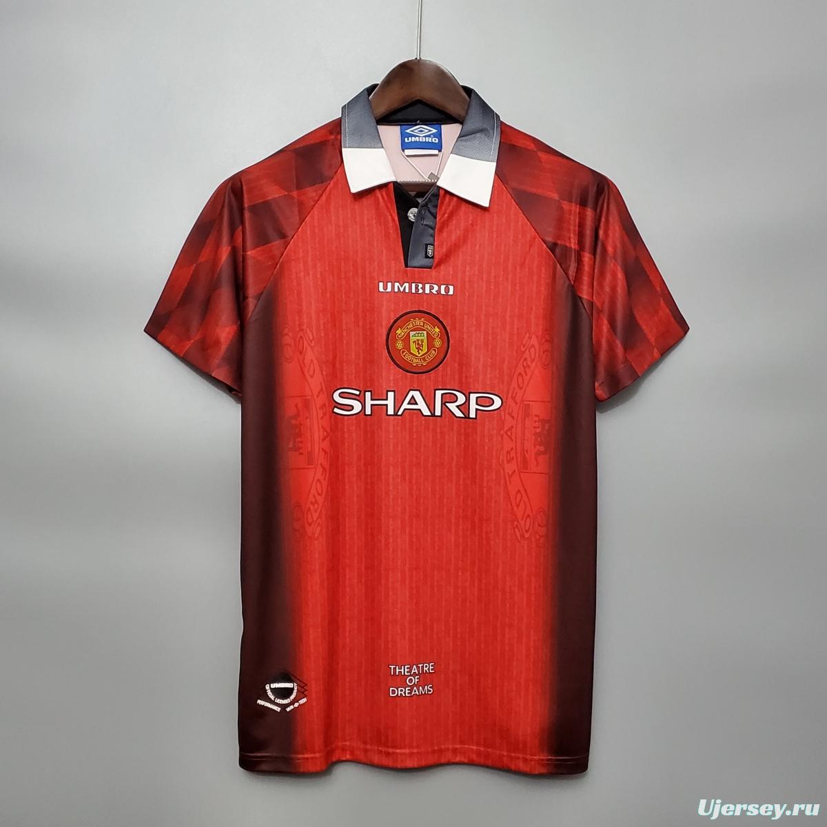 Retro 96/97 Manchester United home Soccer Jersey