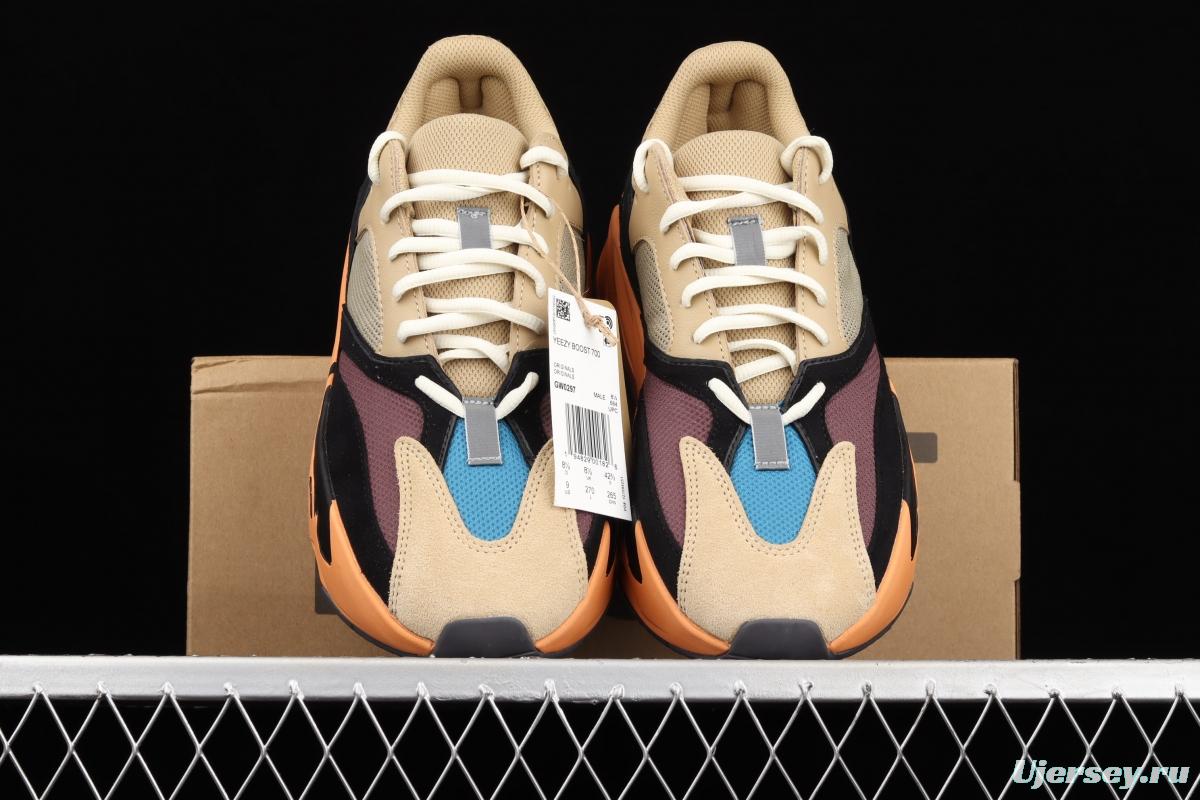 Adidas Yeezy Boost 700V2 Sun GW0297 coconut 700sun orange-yellow running shoes BASF popcorn