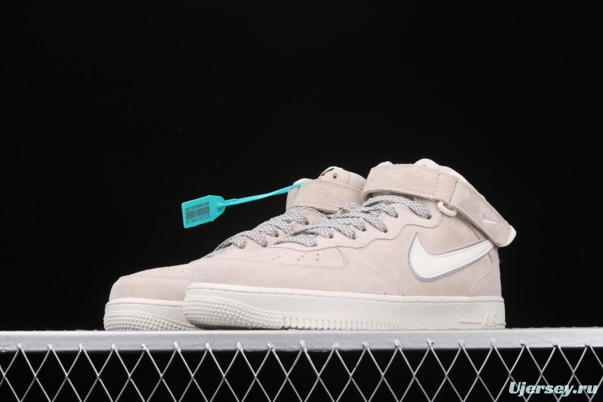NIKE Air Force 11607 Mid 3M reflective medium-top casual board shoes AA1118-005