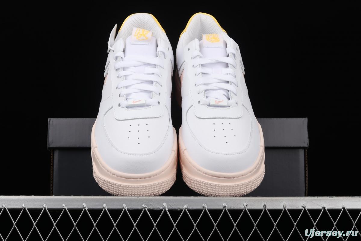 NIKE Air Force 1 Pixel deconstructs Leisure Board shoes DM3054-100 with low Top