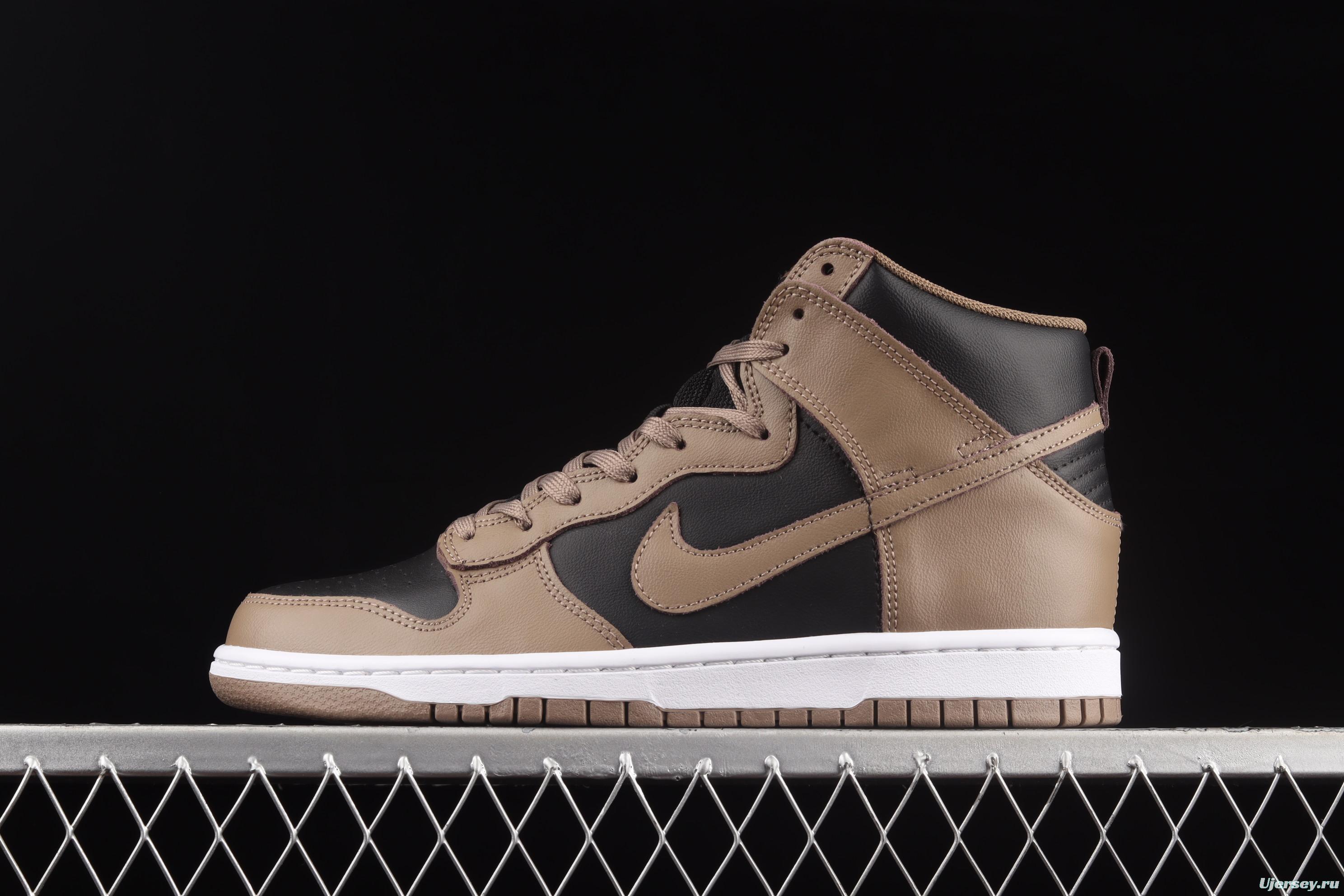 NIKE SB DUNK High Retro Moon Fossil tan SB dunk series high upper skateboard shoes DD1869-002