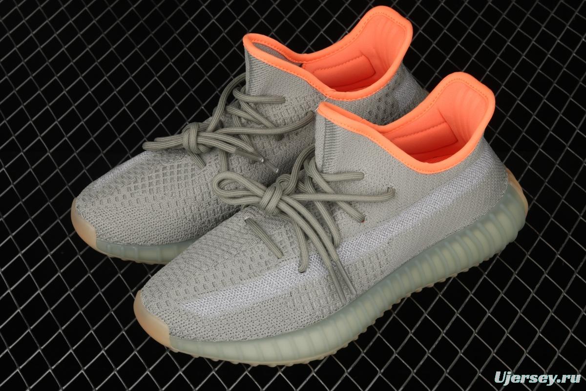 Adidas Yeezy Boost 350 V2 Desert Sage FX9035 Darth Coconut 350 second generation hollowed-out galactic sage color BASF Boost original