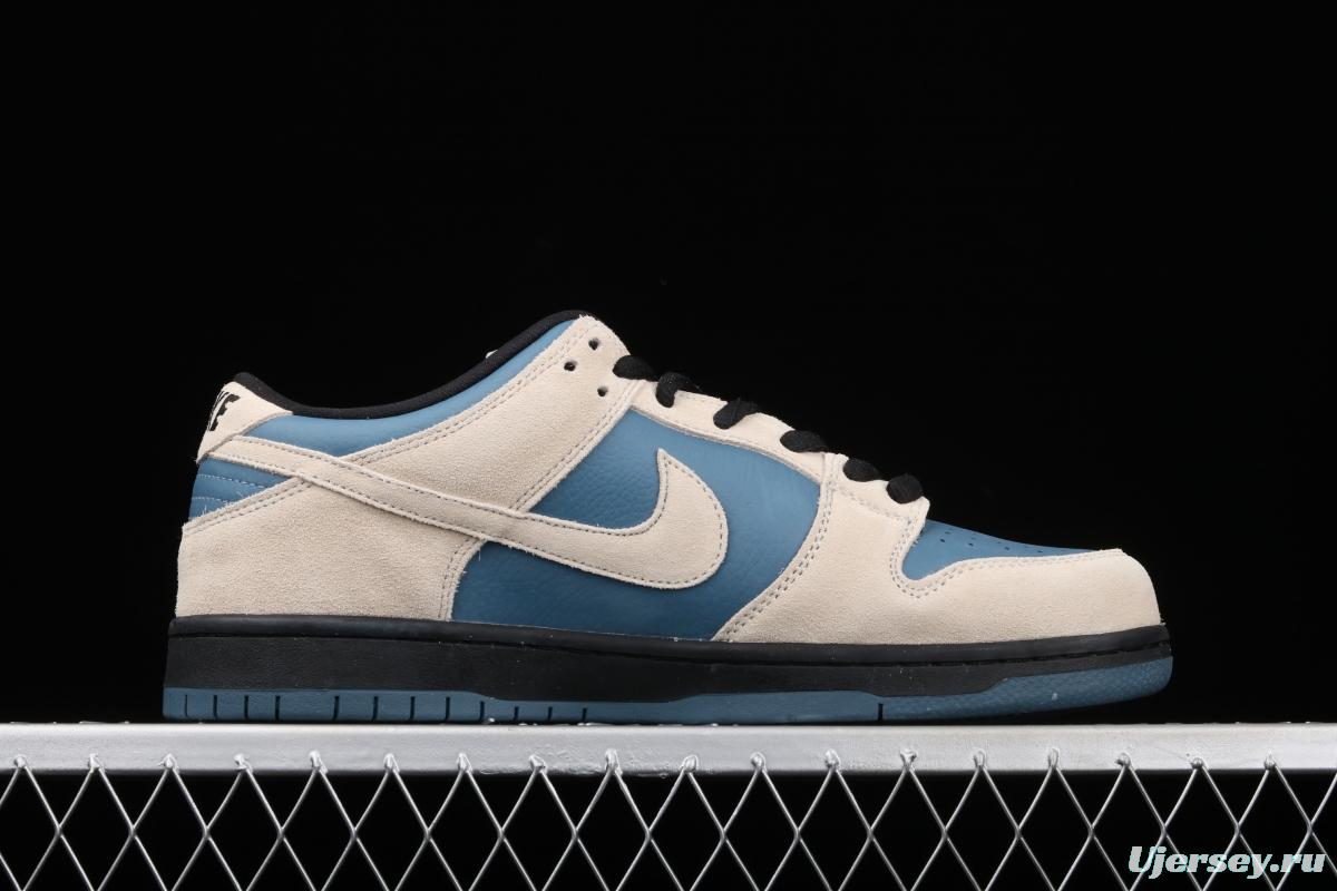 NIKE DUNK Low SB Pro blue and white dunk series low side leisure sports skateboard shoes BQ6817-200