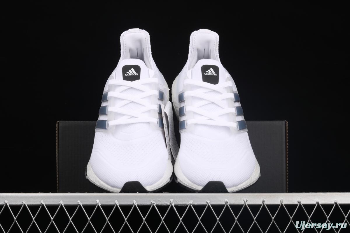 Adidas Ultra Boost 21 Consortium FY0837 Das new thick-soled popcorn running shoes