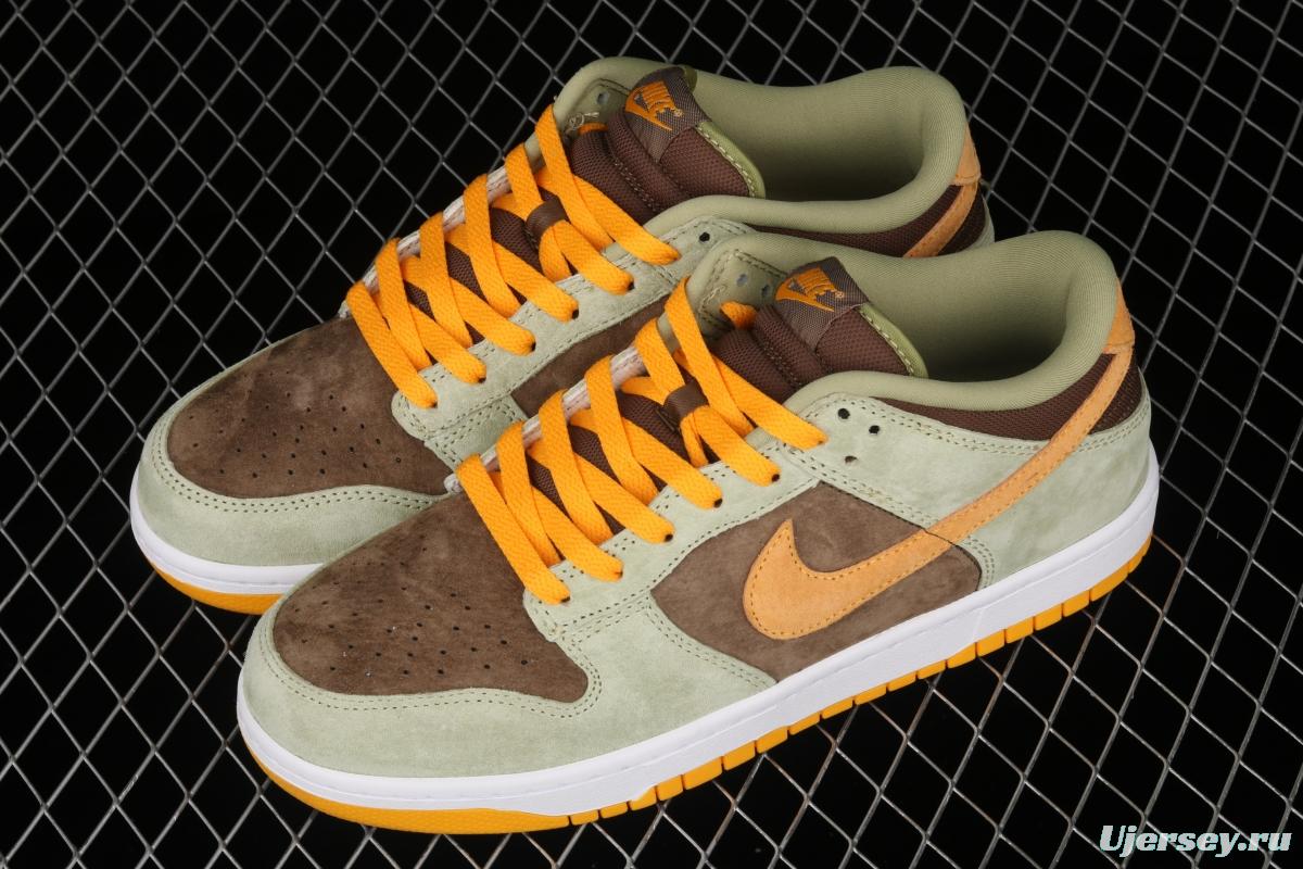 NIKE SB DUNK Low Prm green brown orange SB rebound fashion casual board shoes DH5360-300