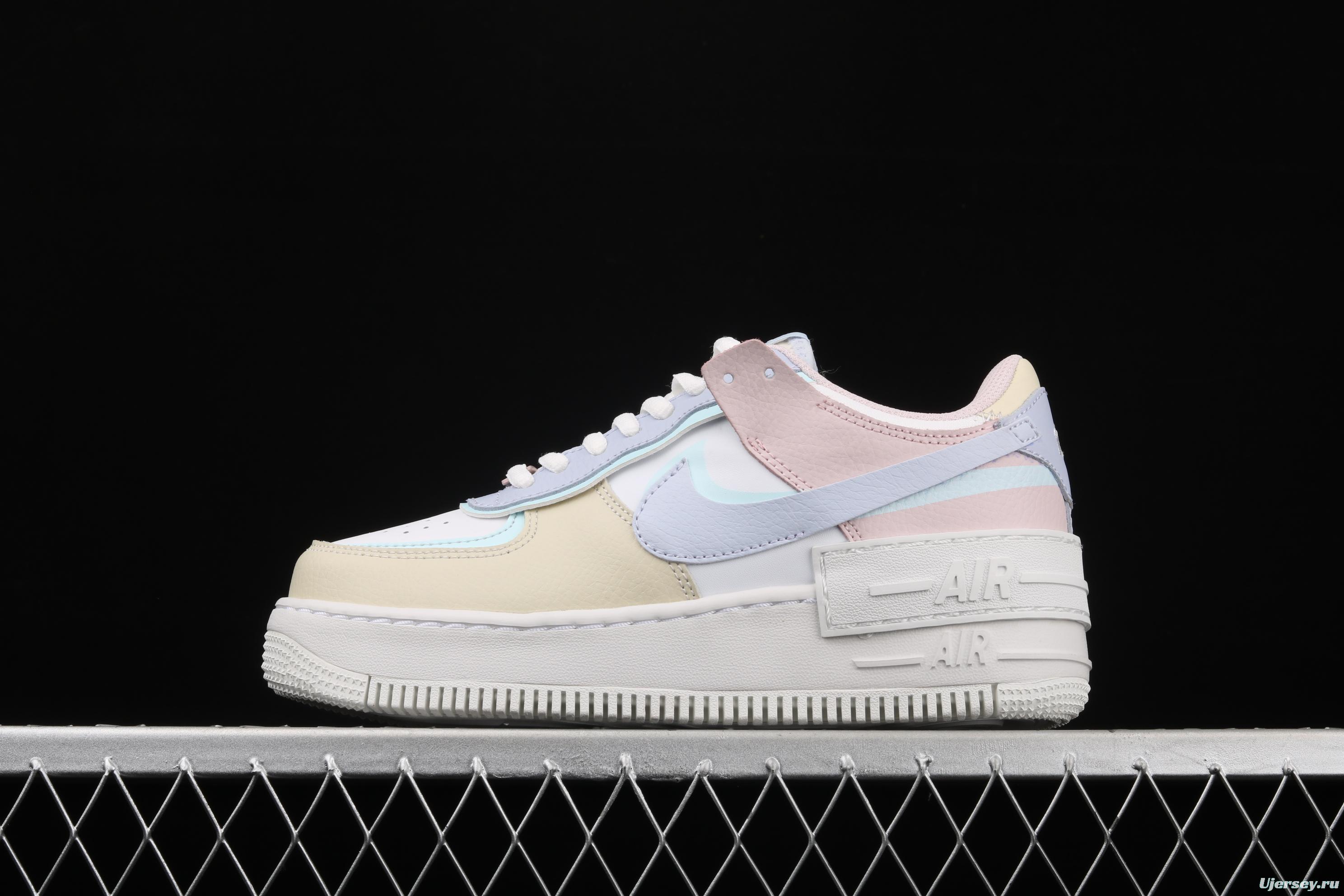 NIKE Air Force 1 ShAdidasow light weight heightened low-top 100-top board shoes CI0919-106