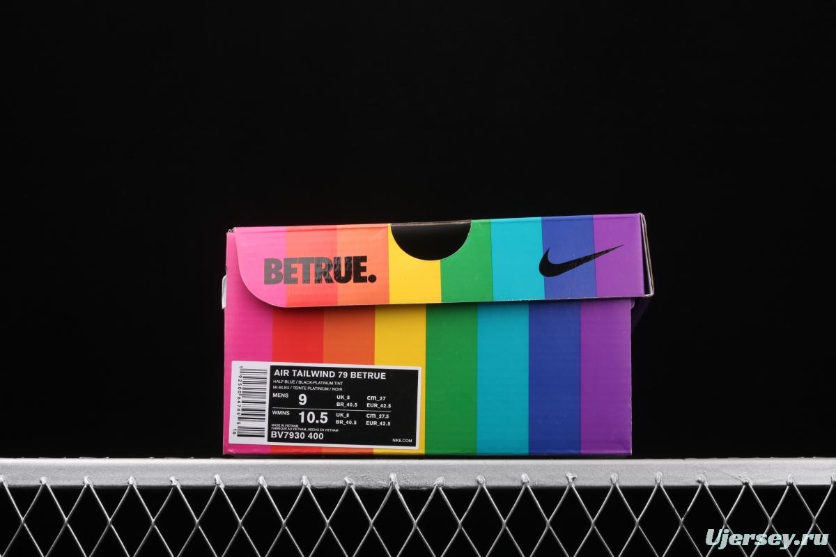 NIKE Air Tailwind 79 Betrue pride month rainbow retro running shoes BV7930-400