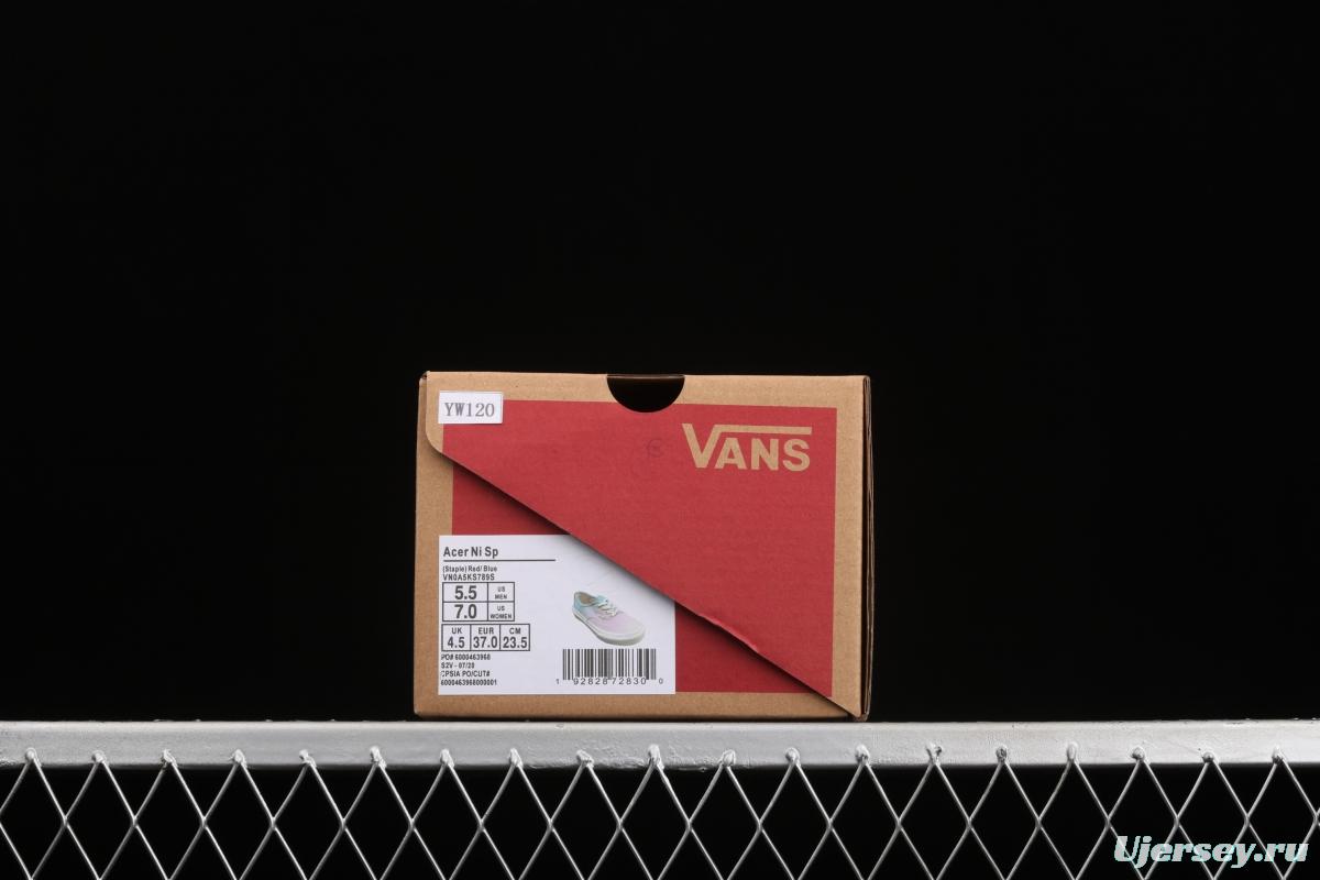 Vans Acer Ni Sp Vance 2021 summer new peach color matching low-top casual board shoes VN0A5KS789S