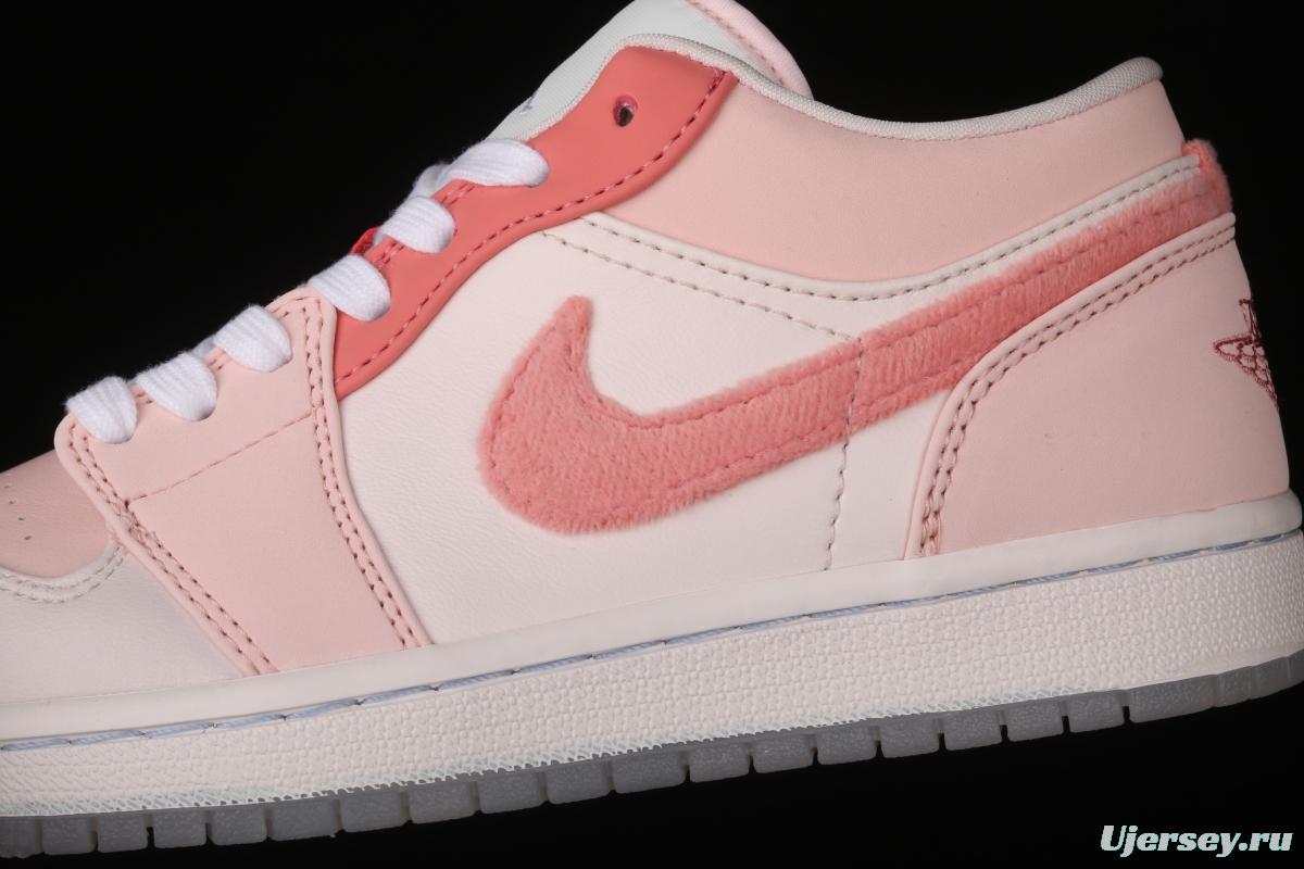 Air Jordan 1 Low two-dimensional Valentine's Day low-end retro culture basketball shoes DM5443-666