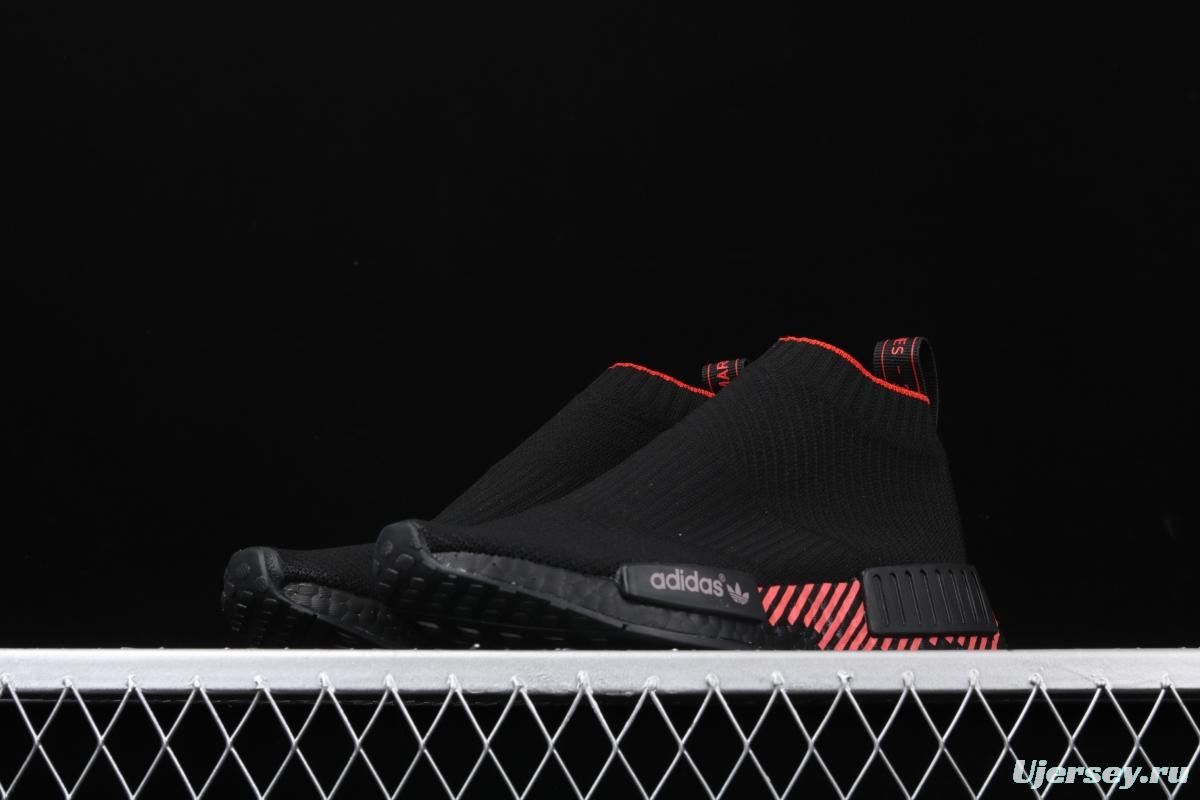 Adidas NMD CS1 competes for Cloud Black G27354 stretch knitted sock shoes