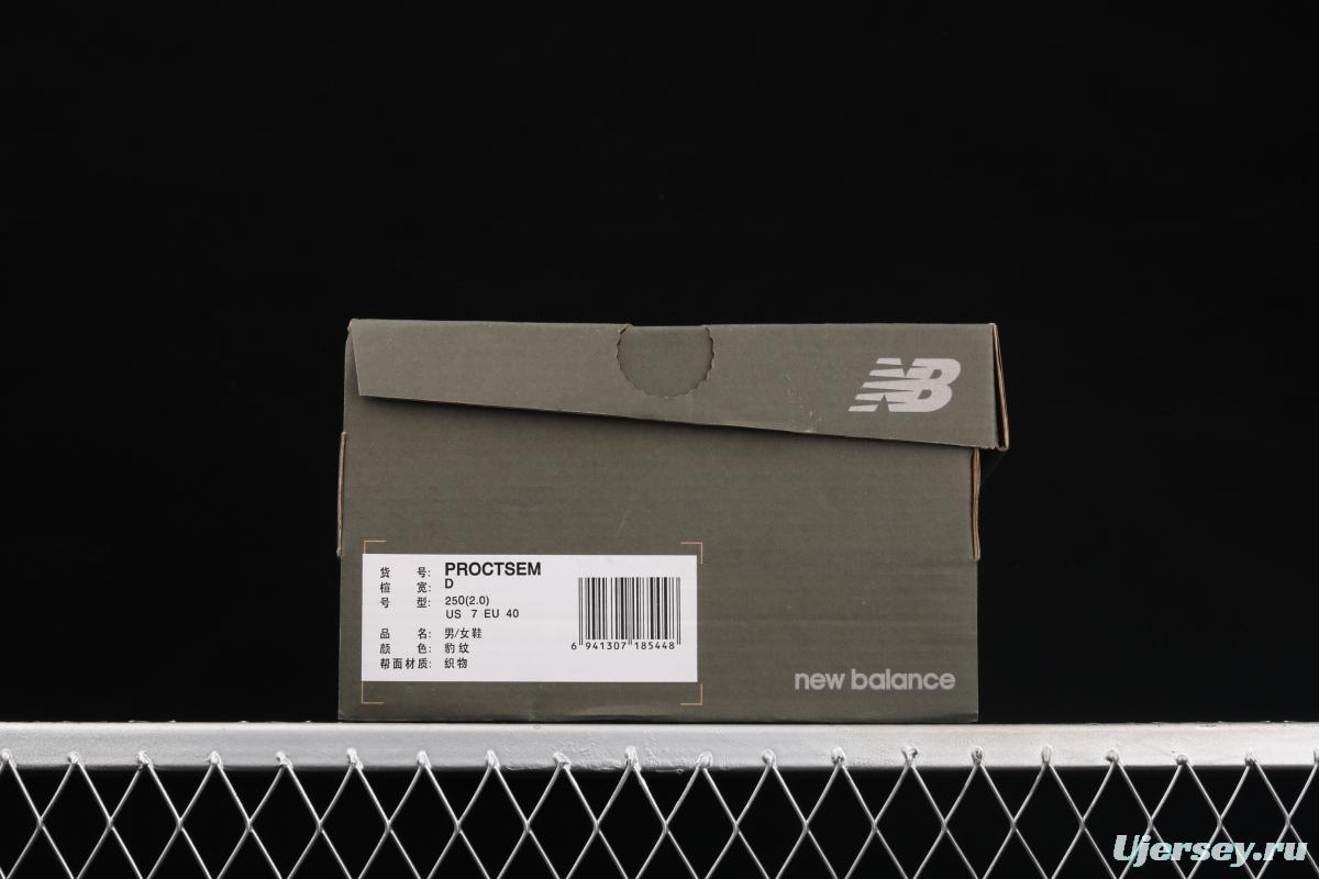 New Balance Proctsen New Bailun retro smile canvas leisure classic campus board shoes PROCTSEM all white