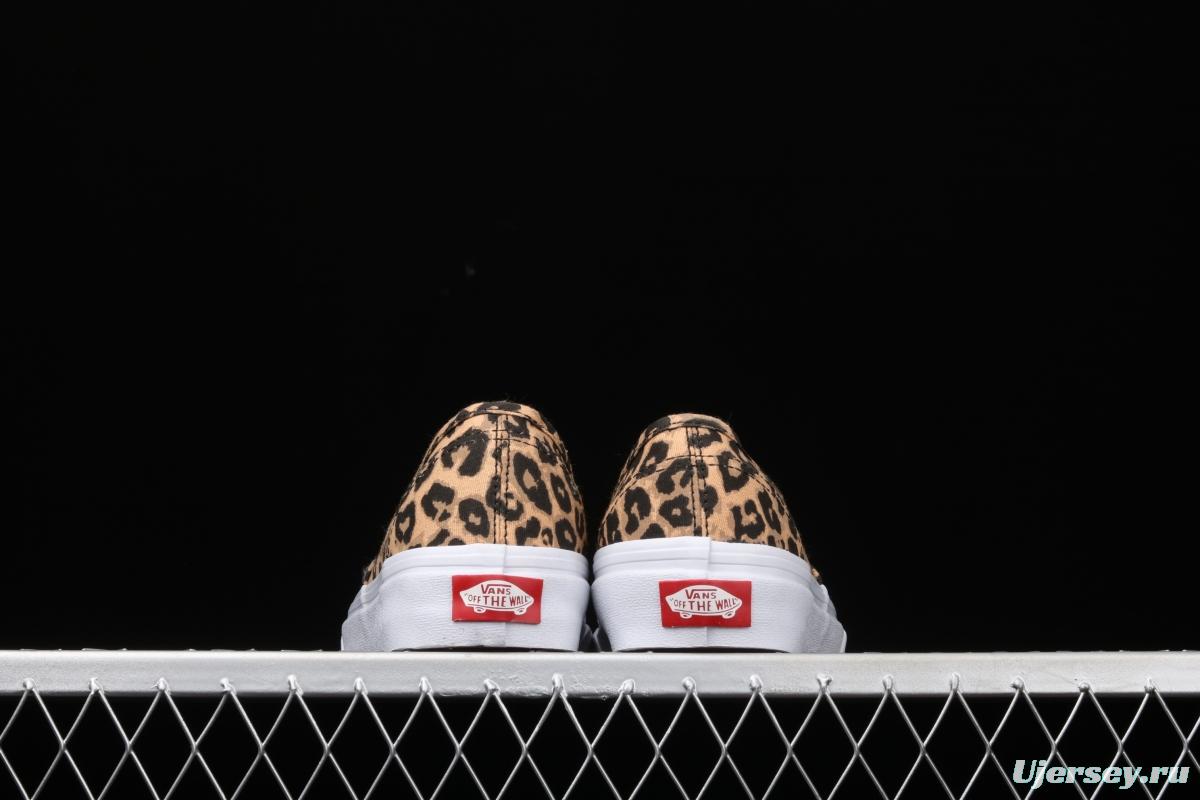 Vans Authentic 2021SS official website limited leopard print low-top casual board shoes VN0AODUNQQ