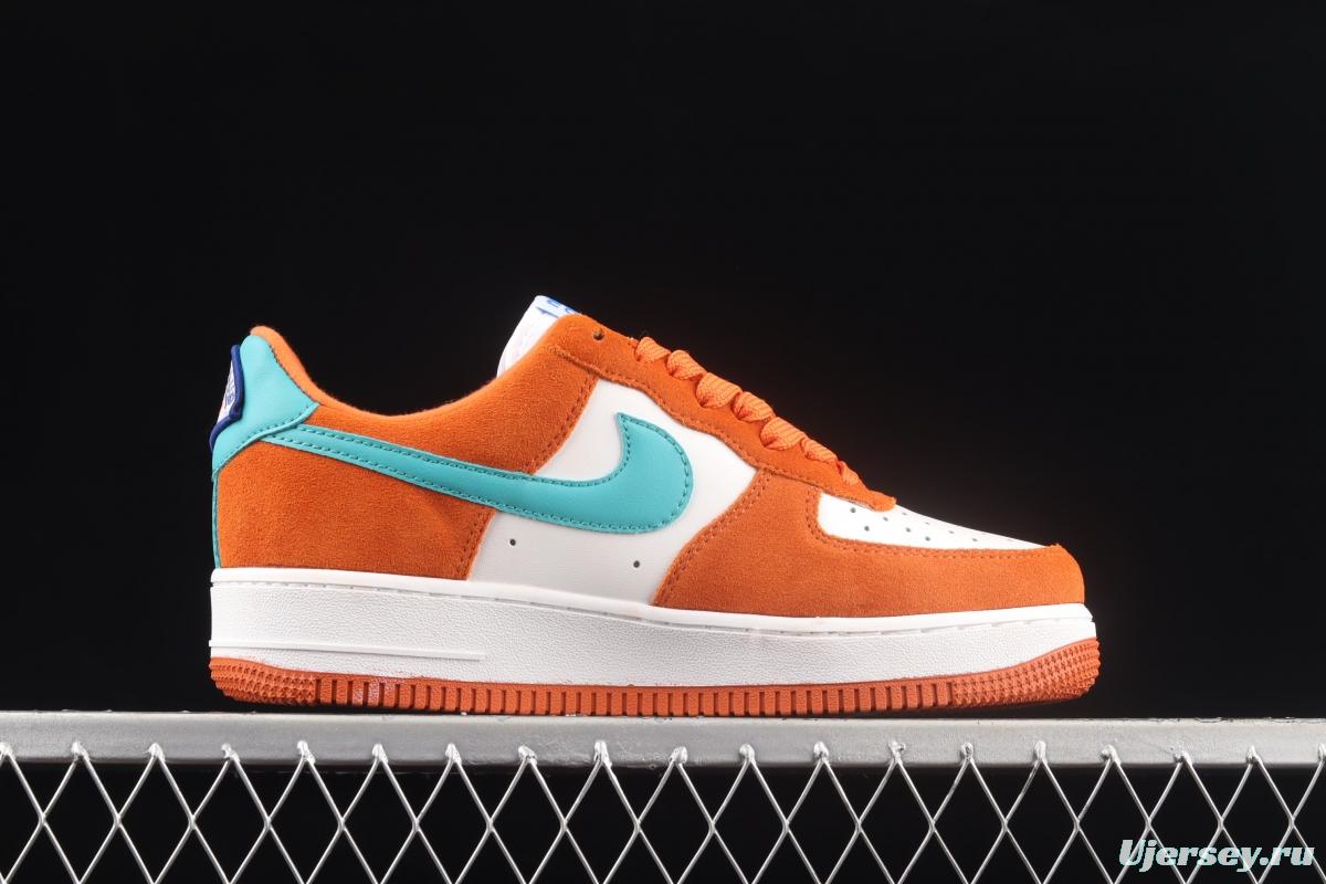 NIKE Air Force 11607 Low Athletic Club white orange low-top casual board shoes DH7568-800