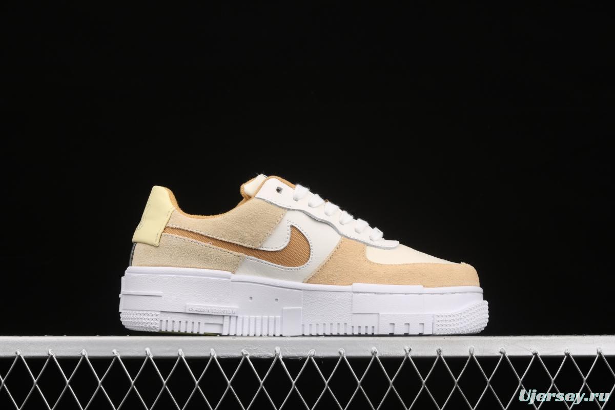 NIKE Air Force 1 Pixel deconstructing wind low-top casual board shoes DH3856-100