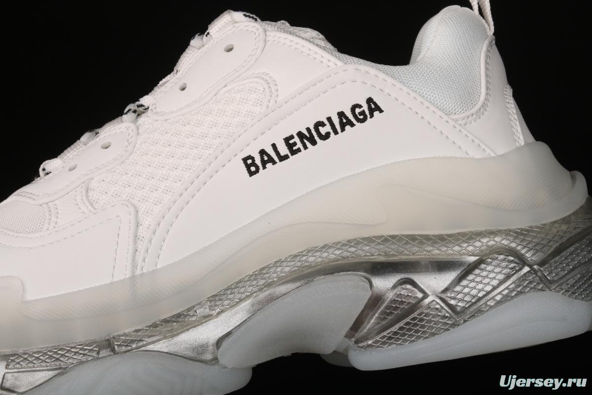 Balenciaga Triple S 3.0 full-combination nitrogen crystal outsole W2FB29001 for retro casual running shoes