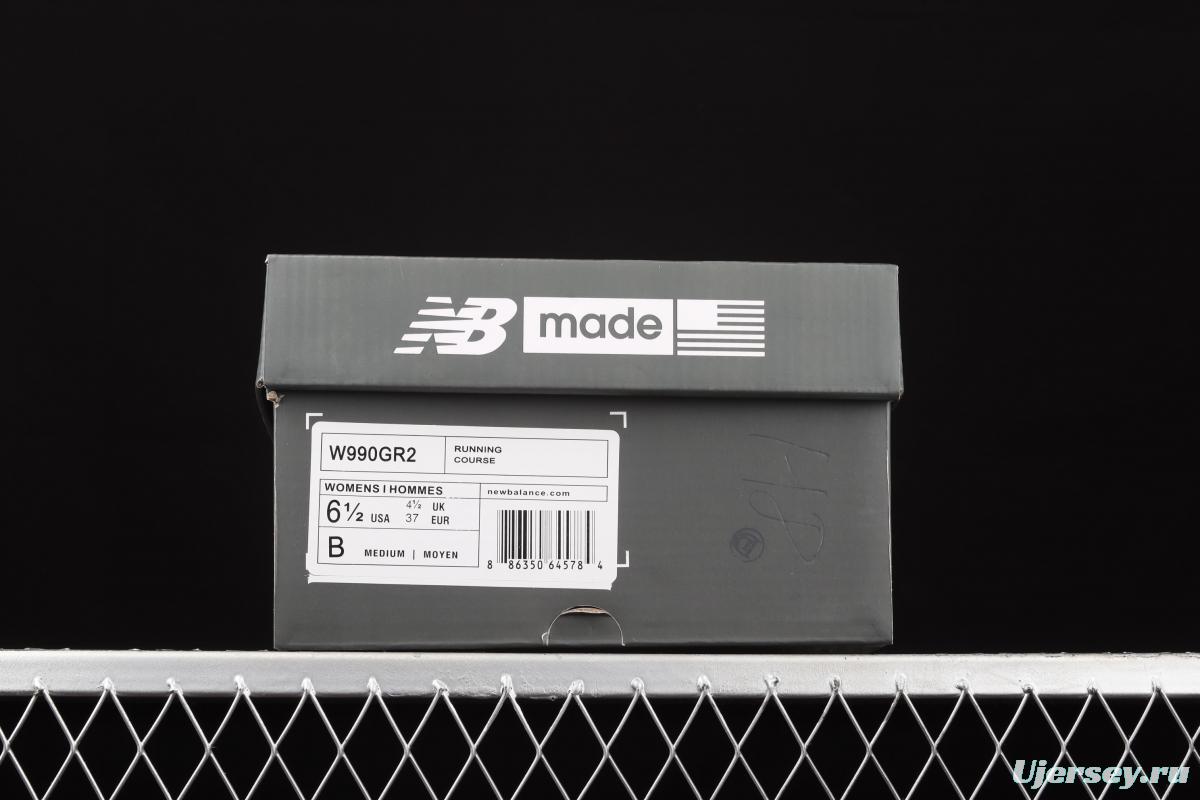 New Balanc 990series American pedigree retro running shoes W990GR2
