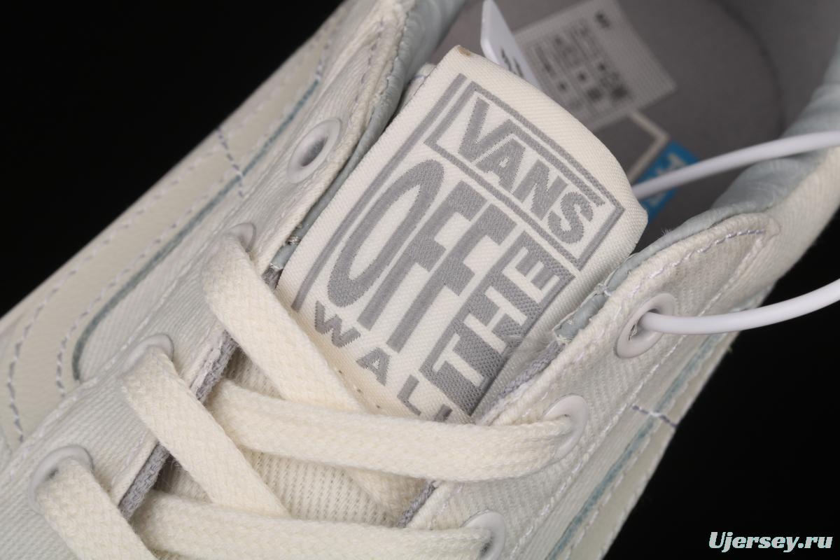 Vans Sk8-Low beige low-top embroidered coconut casual canvas shoes VN0A4UWI4WT