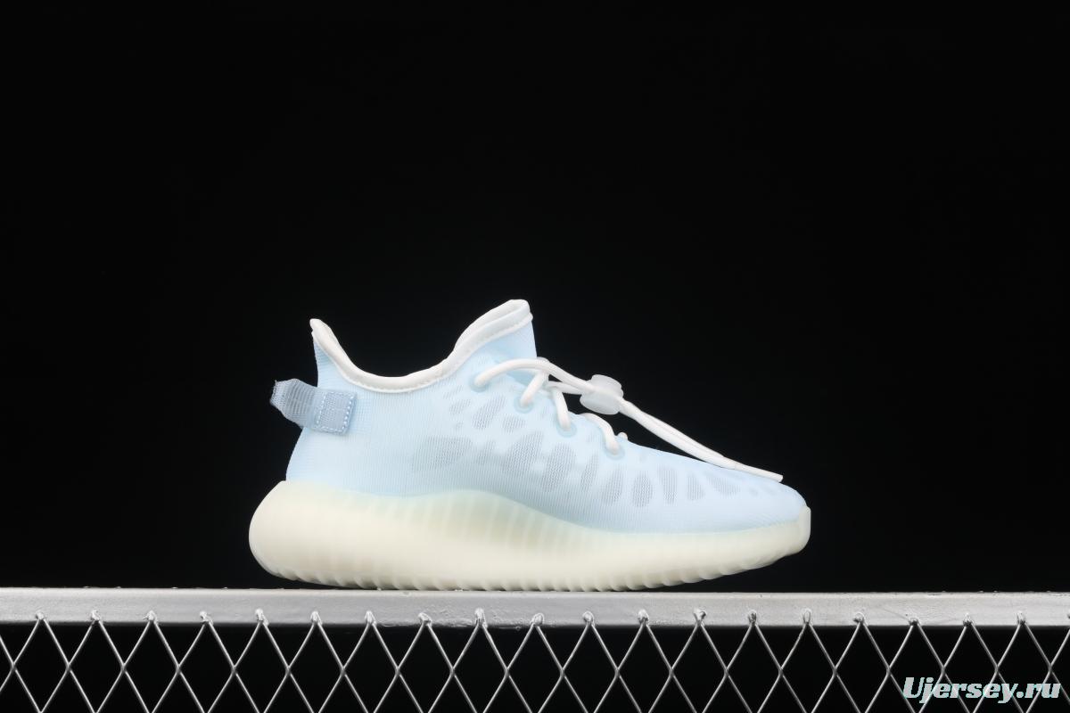 Kids Adidas Yeezy 350 Boost V2 GW2869 Darth Coconut 350 second Generation Kids