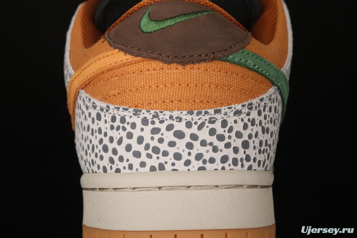 NIKE SB DUNK Low Safari grouper burst crack mandarin duck hook casual board shoes CD2563-002