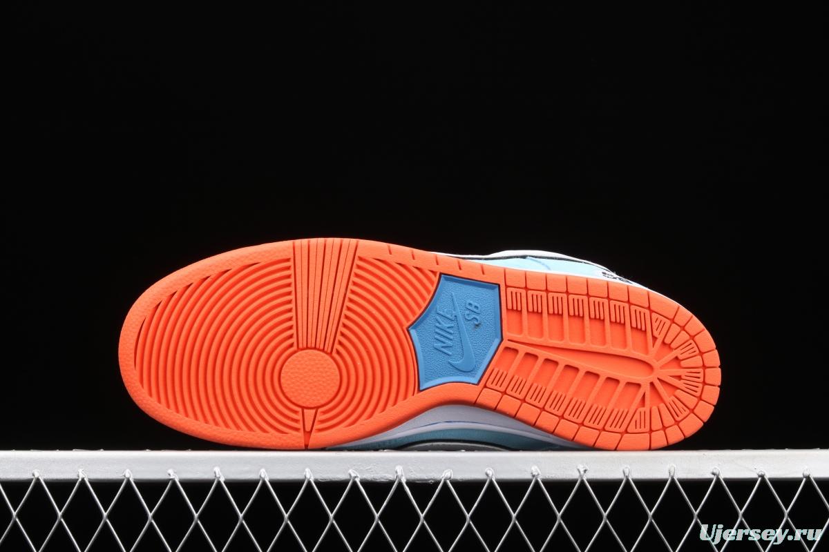 WE CLUB 58 x Nike SB DUNK Low Pro Club 58 Gulf Slam Dunk Series low side leisure sports skateboard shoes BQ6817-401