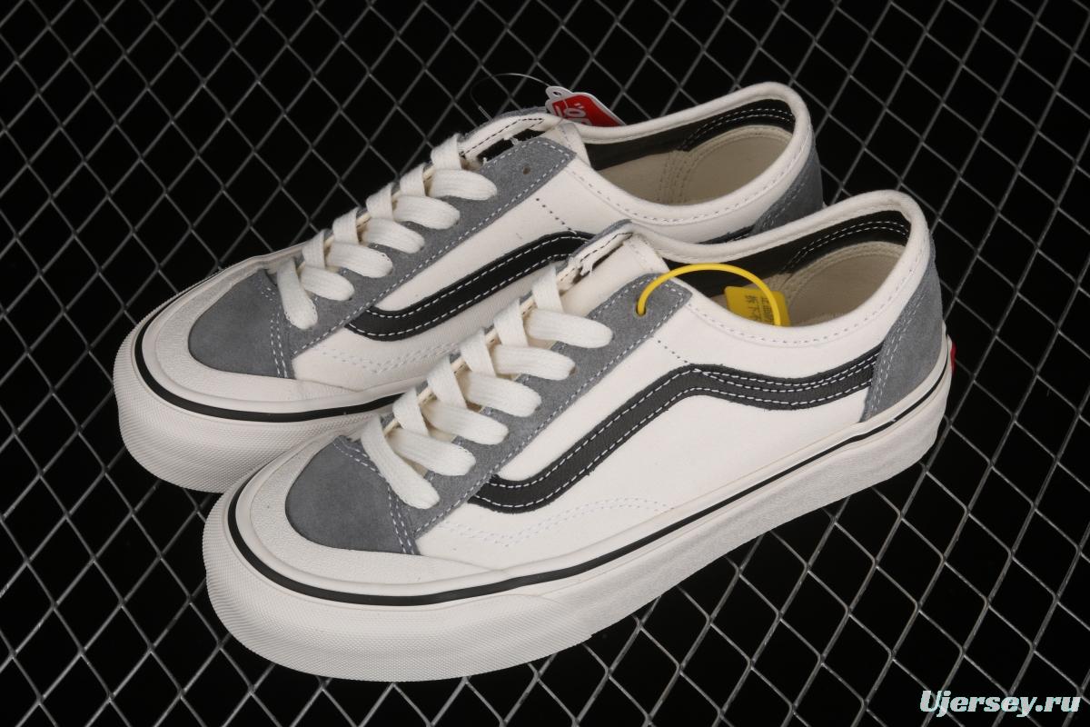 Vans Style 36 million half-moon head gray Oreo low-top canvas board shoes VN0A4BVAK11