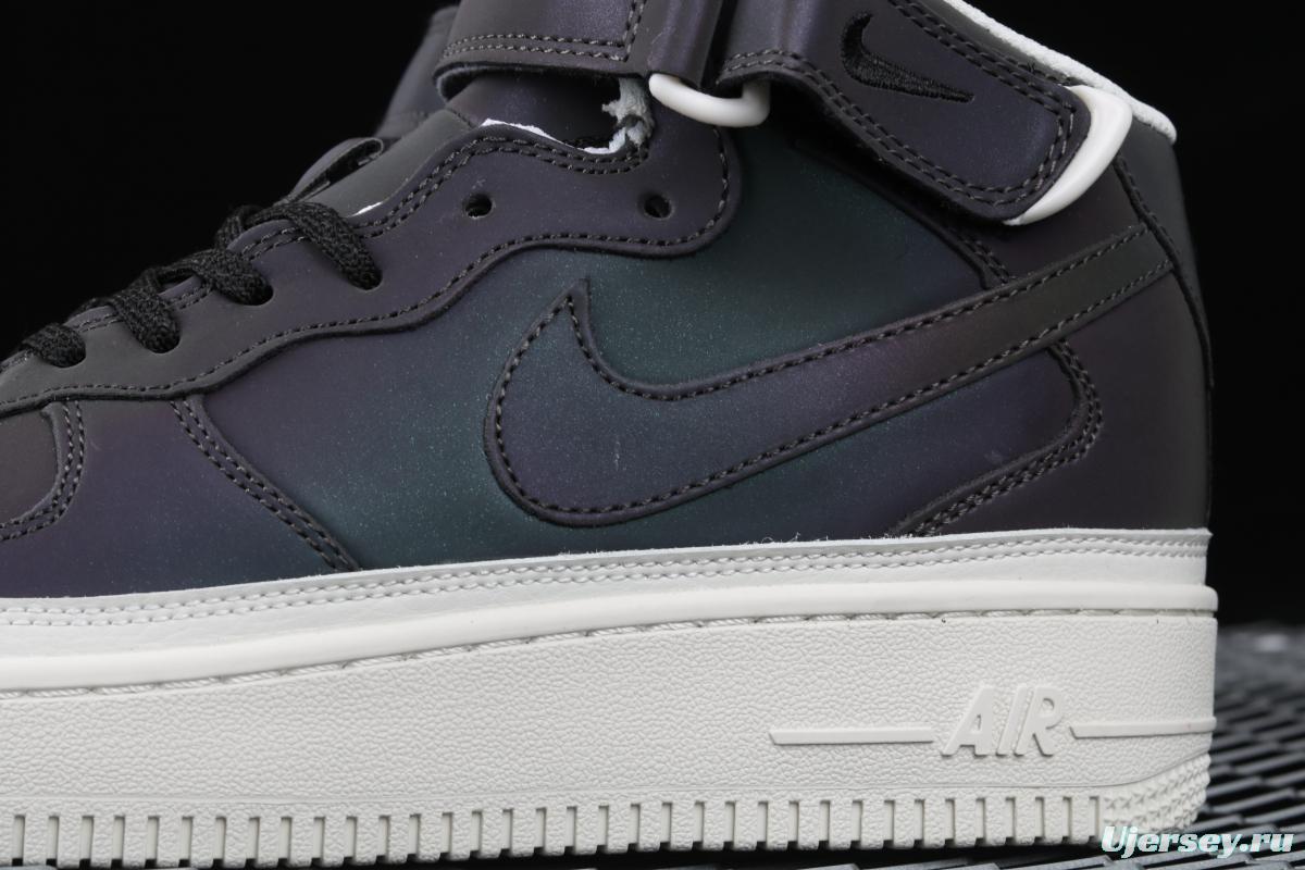 NIKE Air Force 1x 07 Mid chameleon medium top casual board shoes AT1118-600