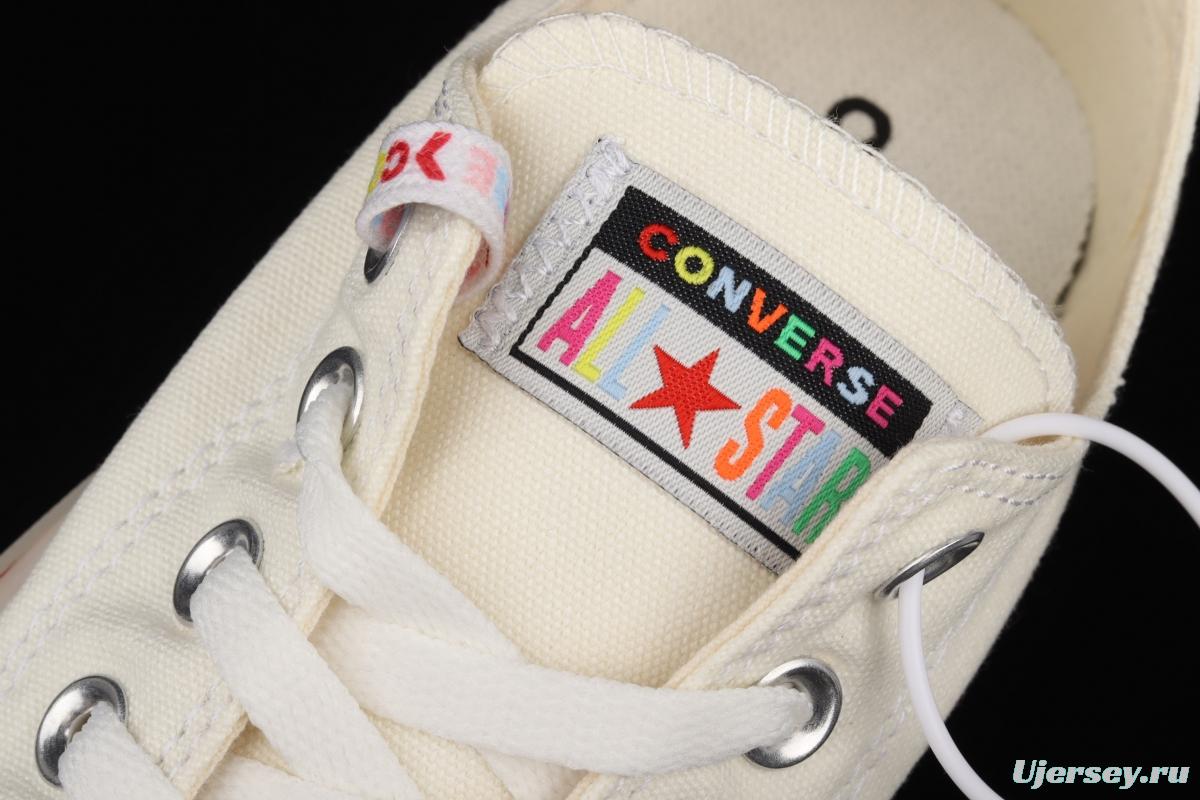 Converse Chuck Taylor All Star Glow 1970 s OX classic improved cold sulfur technology low-top canvas board shoes 165613C