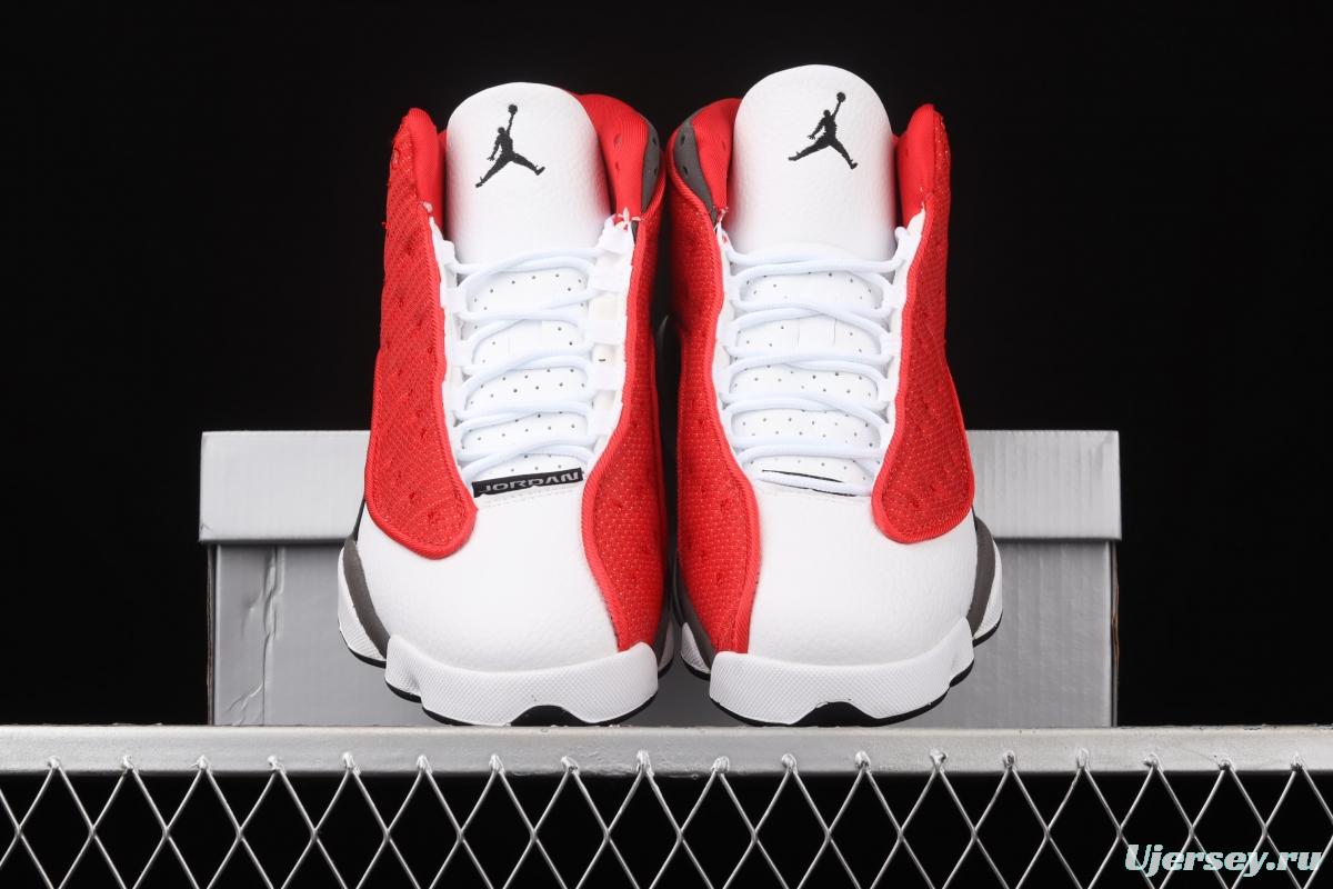 Air Jordan 13 Retro 3 White Gray Red 3M Reflector DJ5982-600