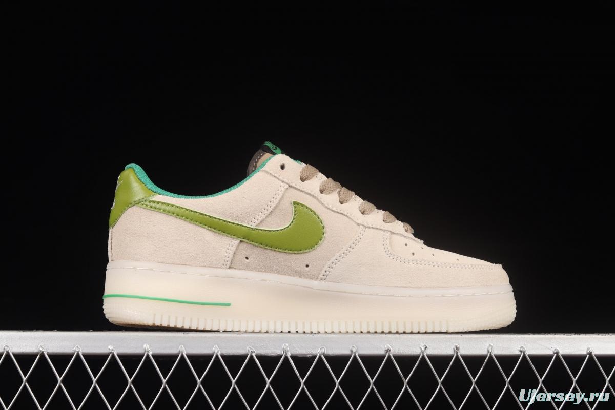 NIKE Air Force 11407 Low Cactus Desert Cactus Light Color low-top Leisure Board shoes CV1755-100