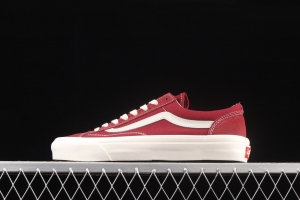 Vans Vault OG Style 36 Lx Vance high-end retro suede canvas spliced low-top shoes VN0A4BVE9X7