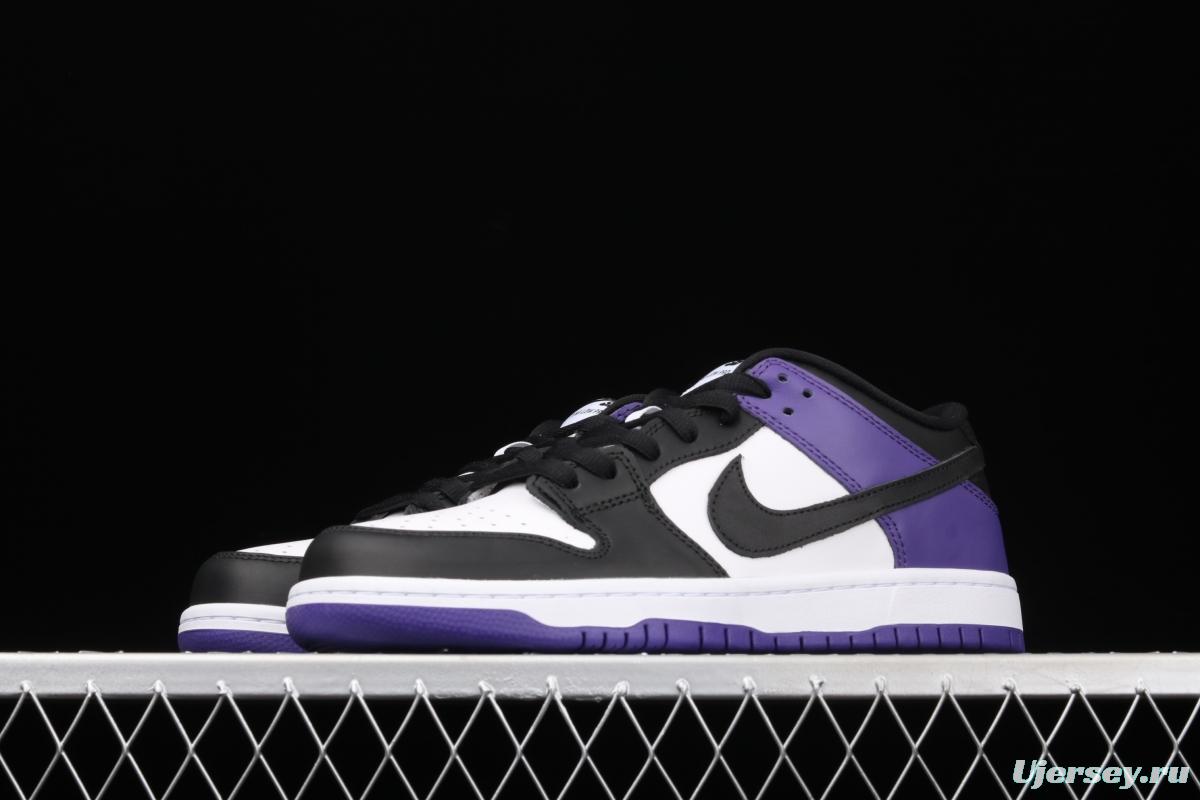 NIKE SB DUNK Low Court Purple black and purple North Carolina low-top leisure sports skateboard shoes BQ6817-500