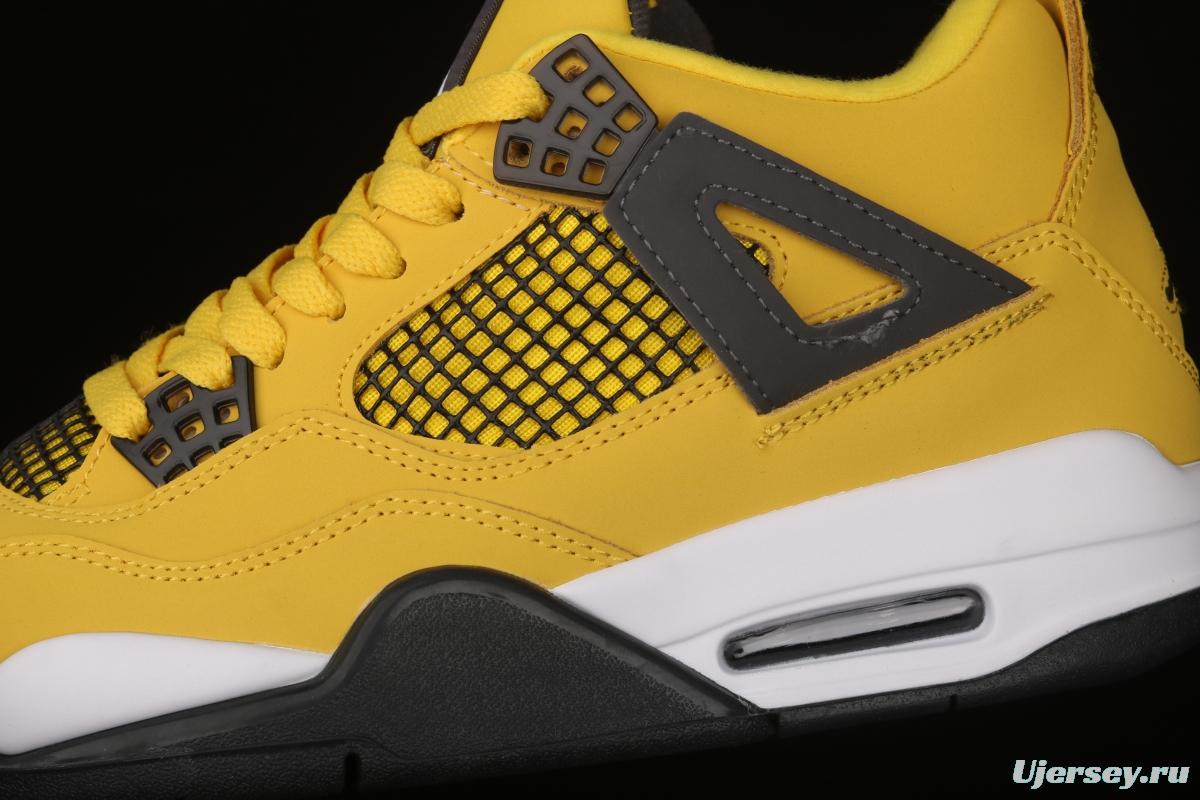 Air Jordan 4 Lightning Yellow Battery 314254-702