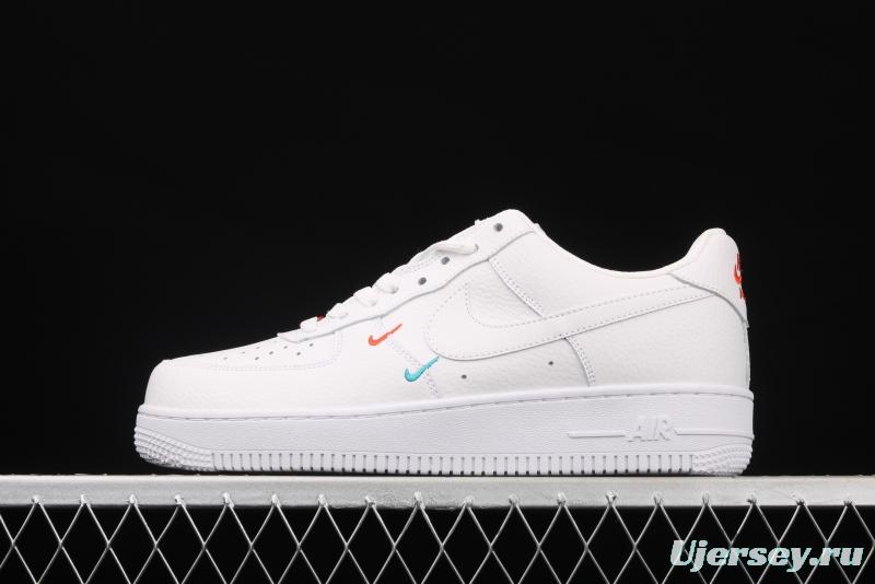 NIKE Air Force 1'07 Low cross-label small hook litchi pattern low-top casual board shoes CT1989-101