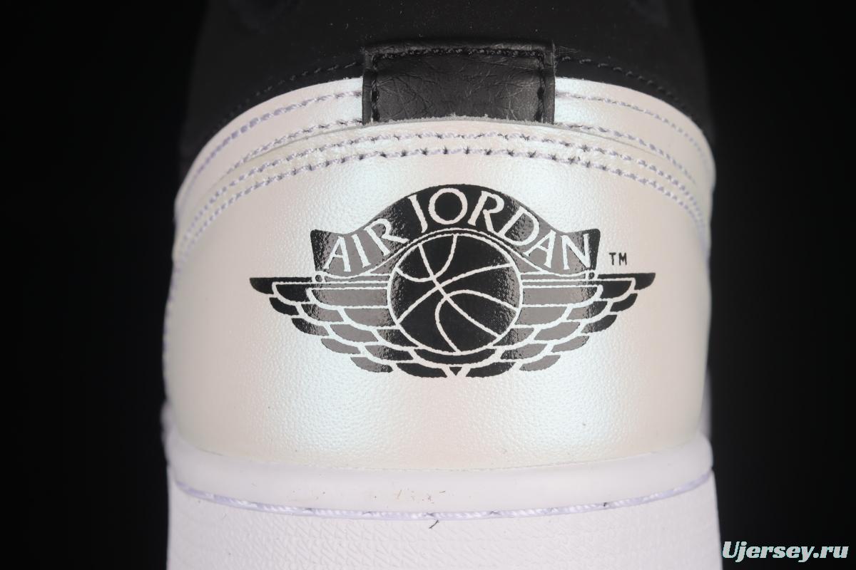 Air Jordan 1 Black and White Laser Low Top Retro Culture Basketball Shoes DH6931-001