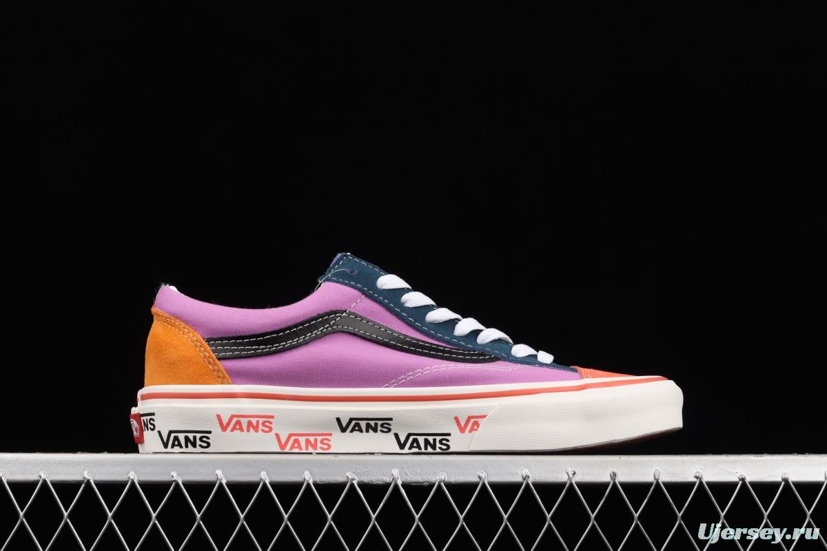 Vans Style 36 ice cream cream blue matching mandarin duck low upper board shoes VN0A54F66TA