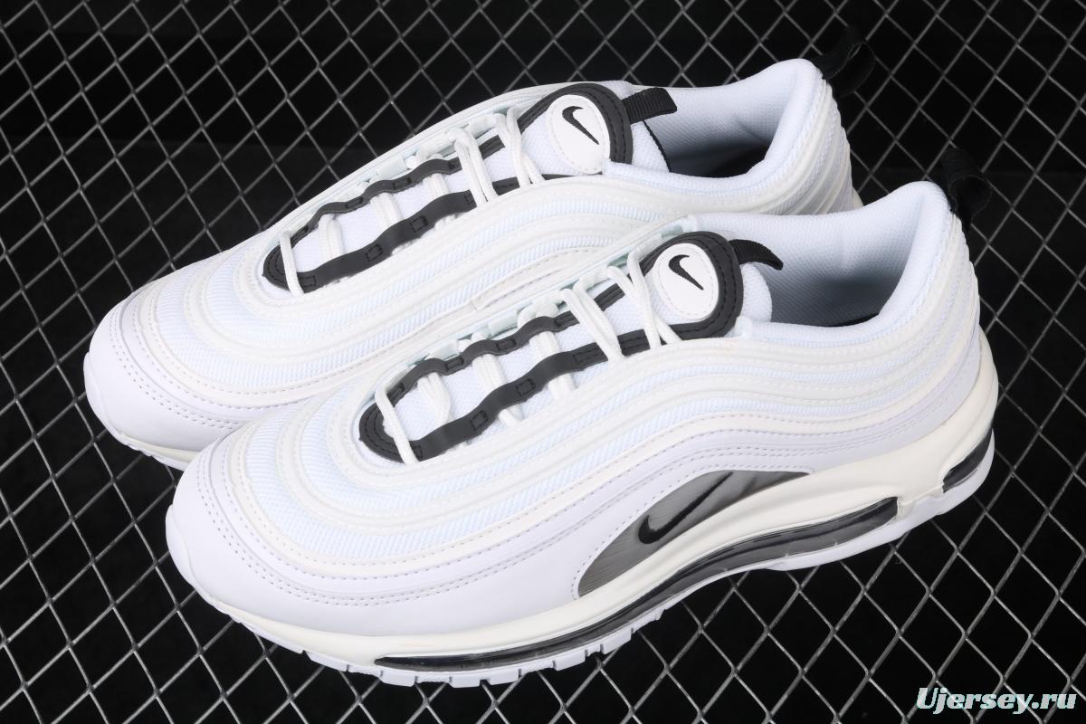 NIKE Air Max 97 Ultra'17 White Black White Rice Black 3M reflection retro leisure sports air cushion jogging shoes 921733-103
