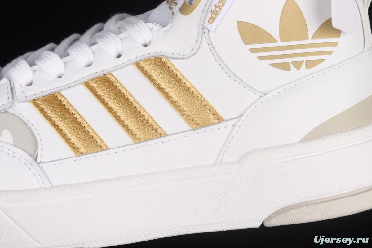 Adidas Post UP H00220 Darth clover middle top casual basketball shoes