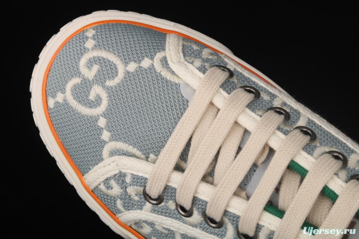 Gucci Tennis 1977 Print Sneaker canvas printed retro leisure sports board shoes
