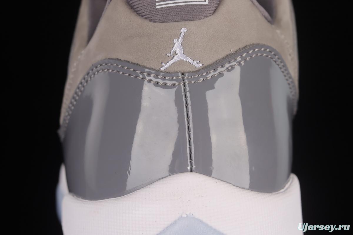 Air Jordan 11 Low Cool Grey 1 1 Cool Grey Real Carbon 528895-003