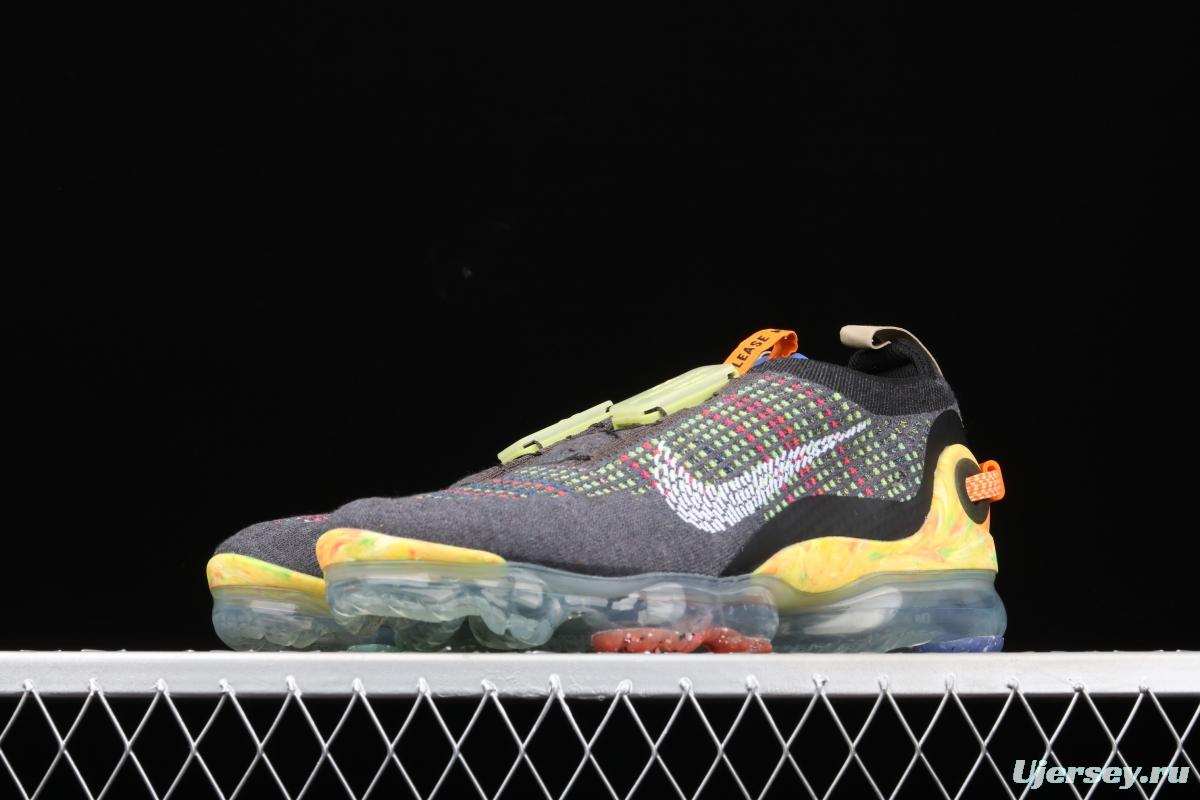 NIKE Air Vapormax 2020 Flyknit fly-woven fast tie full-palm air cushion jogging shoes CJ6740-003