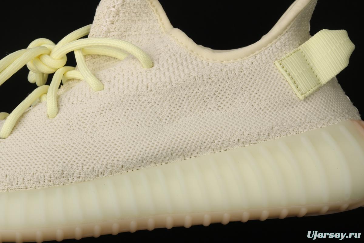 Adidas Yeezy 350V2 Real Boost Basf F36980 Darth Coconut 350 second Generation Cream Yellow BASF Boost original